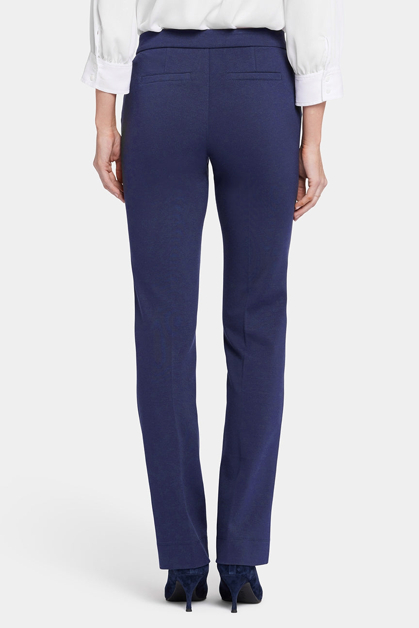 Slim Trouser Navy Jersey | Evening Tide | Pants | NYDJ