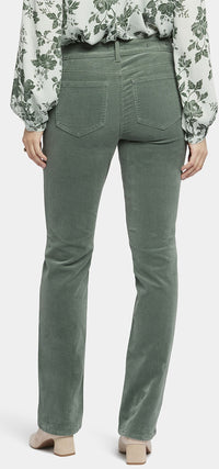Marilyn Straight Corduroy Trouser | Sage Leaf | Pants | NYDJ