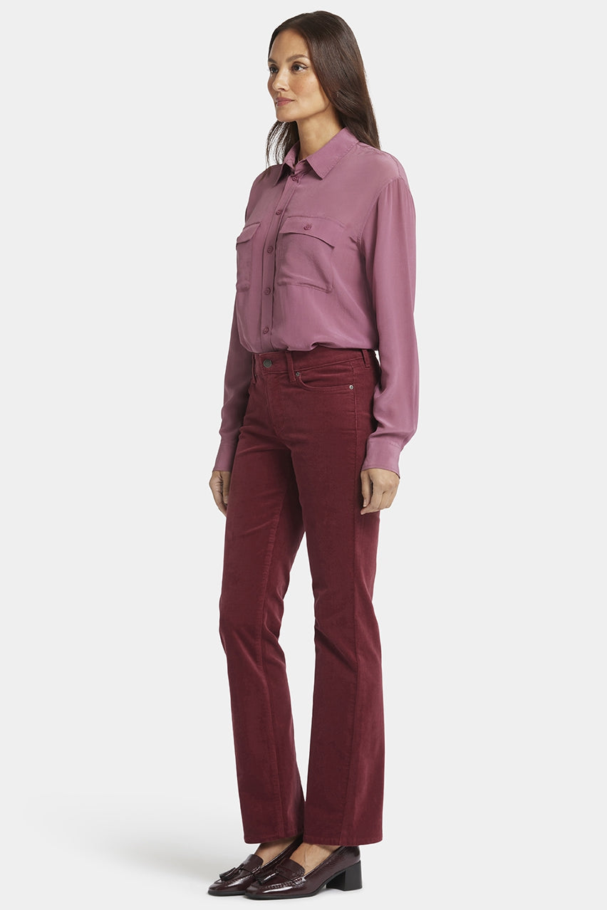 Marilyn Straight Corduroy Trouser | Cranberry Pie | Pants | NYDJ