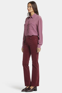 Marilyn Straight Corduroy Trouser | Cranberry Pie | Pants | NYDJ