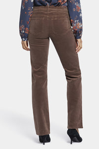 Marilyn Straight Corduroy Trouser | Mink | Pants | NYDJ