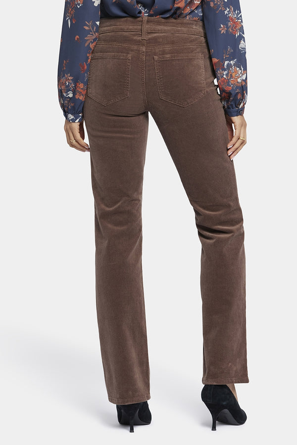 Marilyn Straight Corduroy Trouser | Mink | Pants | NYDJ