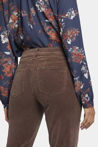 Marilyn Straight Corduroy Trouser | Mink | Pants | NYDJ
