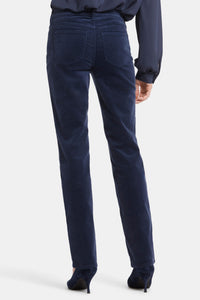 Marilyn Straight Corduroy Trouser | Starless Sky | Pants | NYDJ