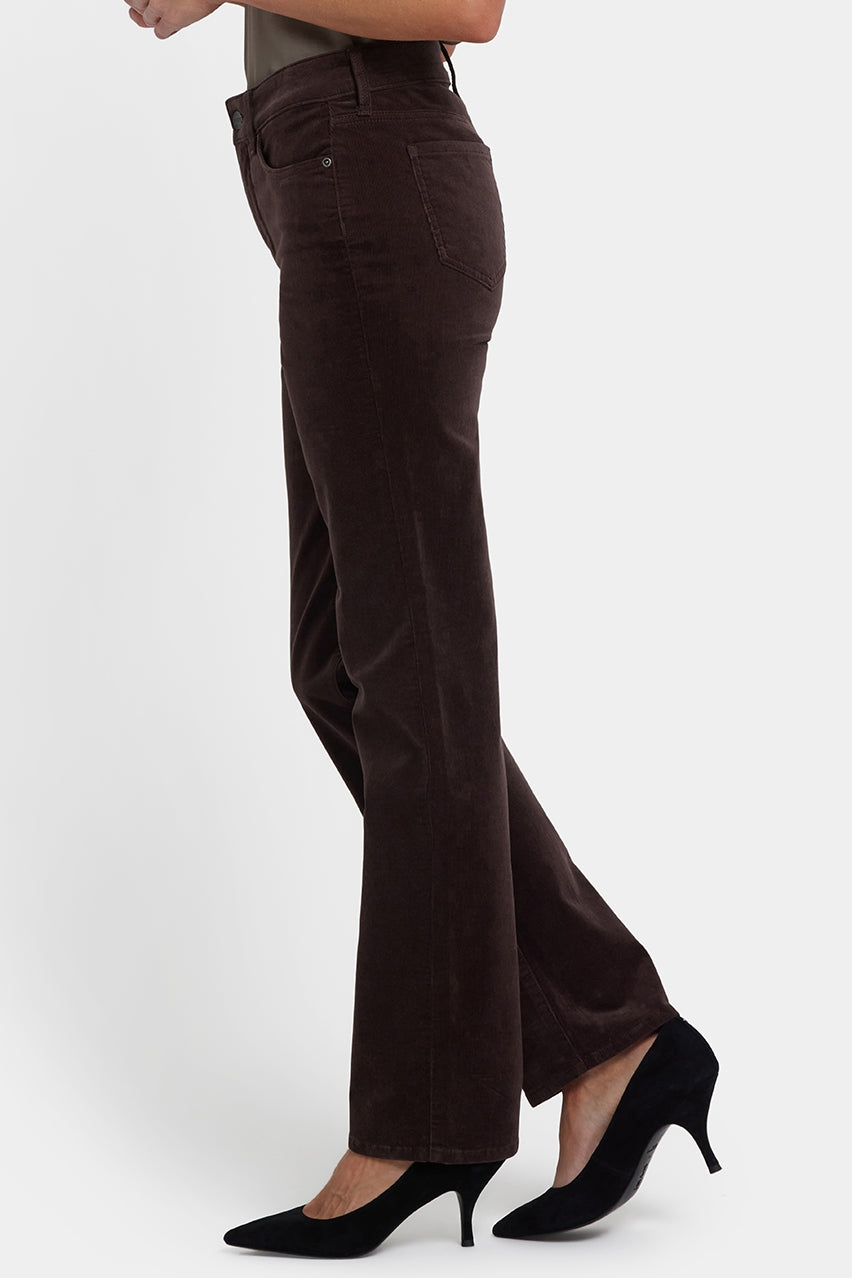 Marilyn Straight Corduroy Pants | Bitter Chocolate | Pants | NYDJ