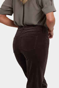 Marilyn Straight Corduroy Pants | Bitter Chocolate | Pants | NYDJ
