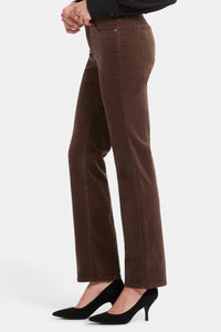 Marilyn Straight Corduroy Trouser | Coffee Bean | Pants | NYDJ