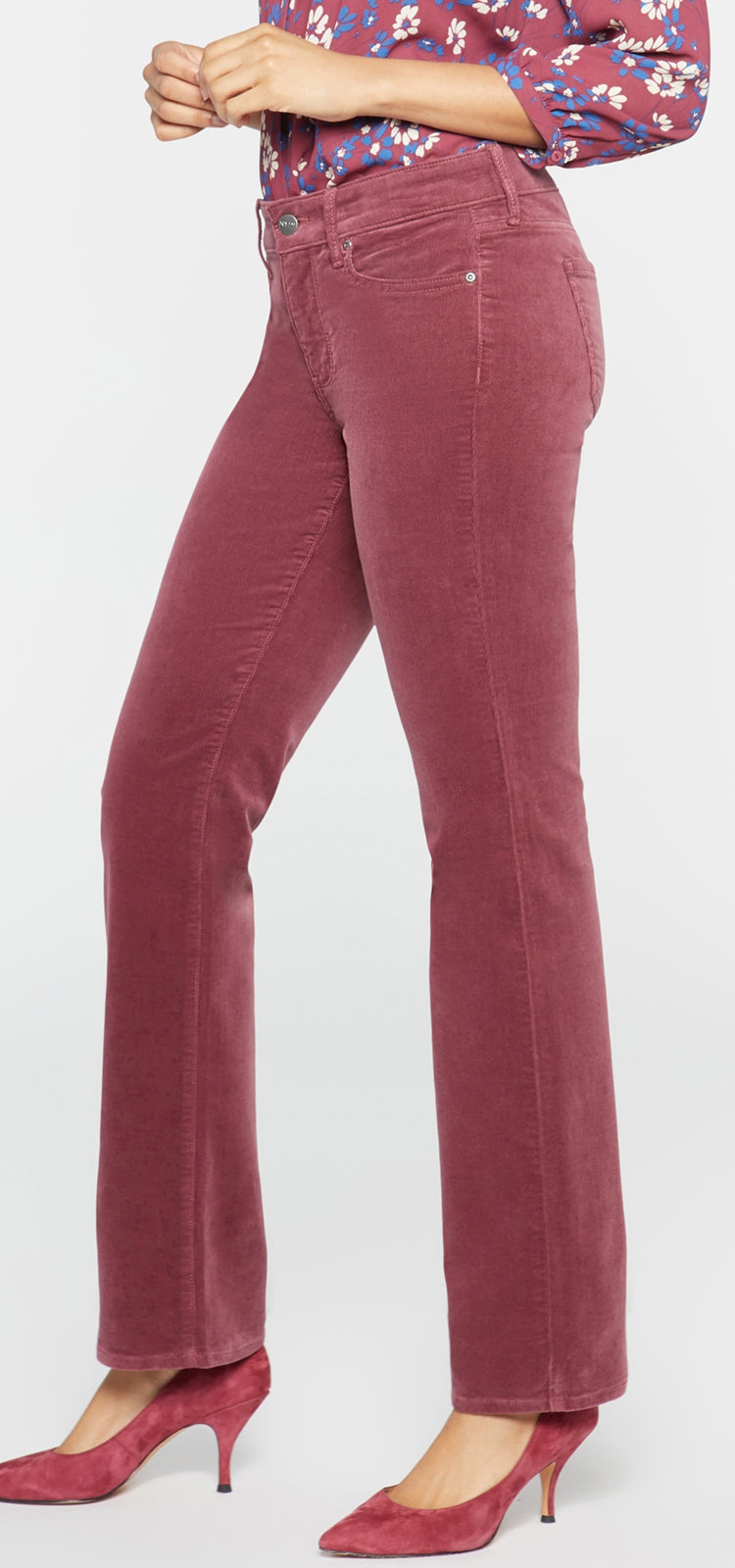 Marilyn Straight Corduroy Trouser | Husk | Pants | NYDJ