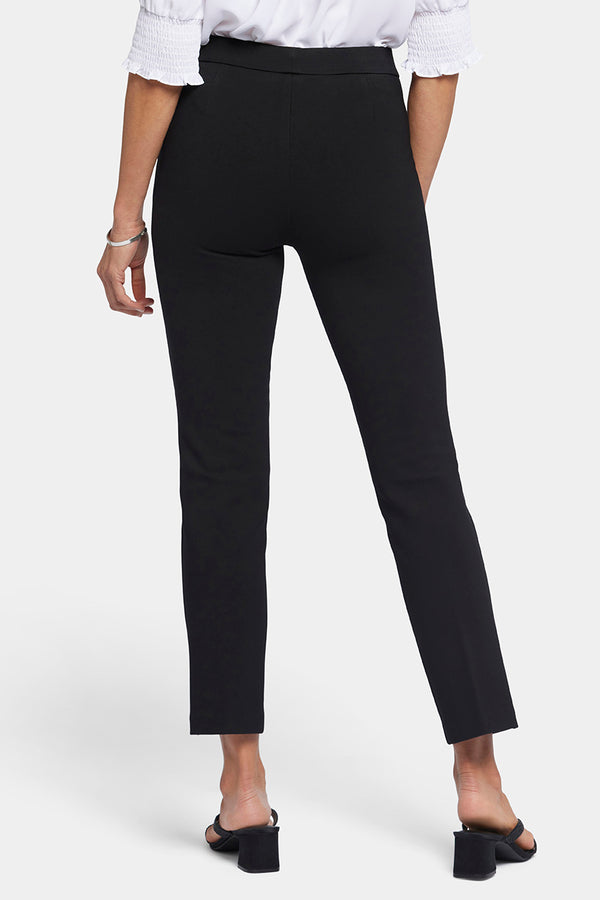 Pull-On Straight Sculpt-Her™ Ankle Trouser | Black | Pants | NYDJ