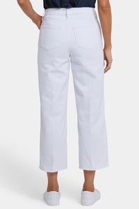 Coco Relaxed Wide Leg Crop Jeans | Optic White | Pants | NYDJ