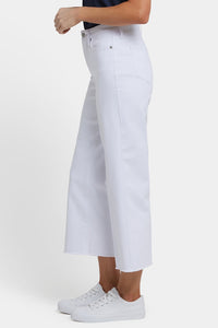 Coco Relaxed Wide Leg Crop Jeans | Optic White | Pants | NYDJ