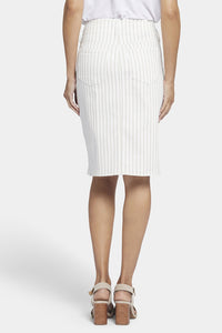 High Waist Skirt | Beach Cruise Stripe | Skirt | NYDJ