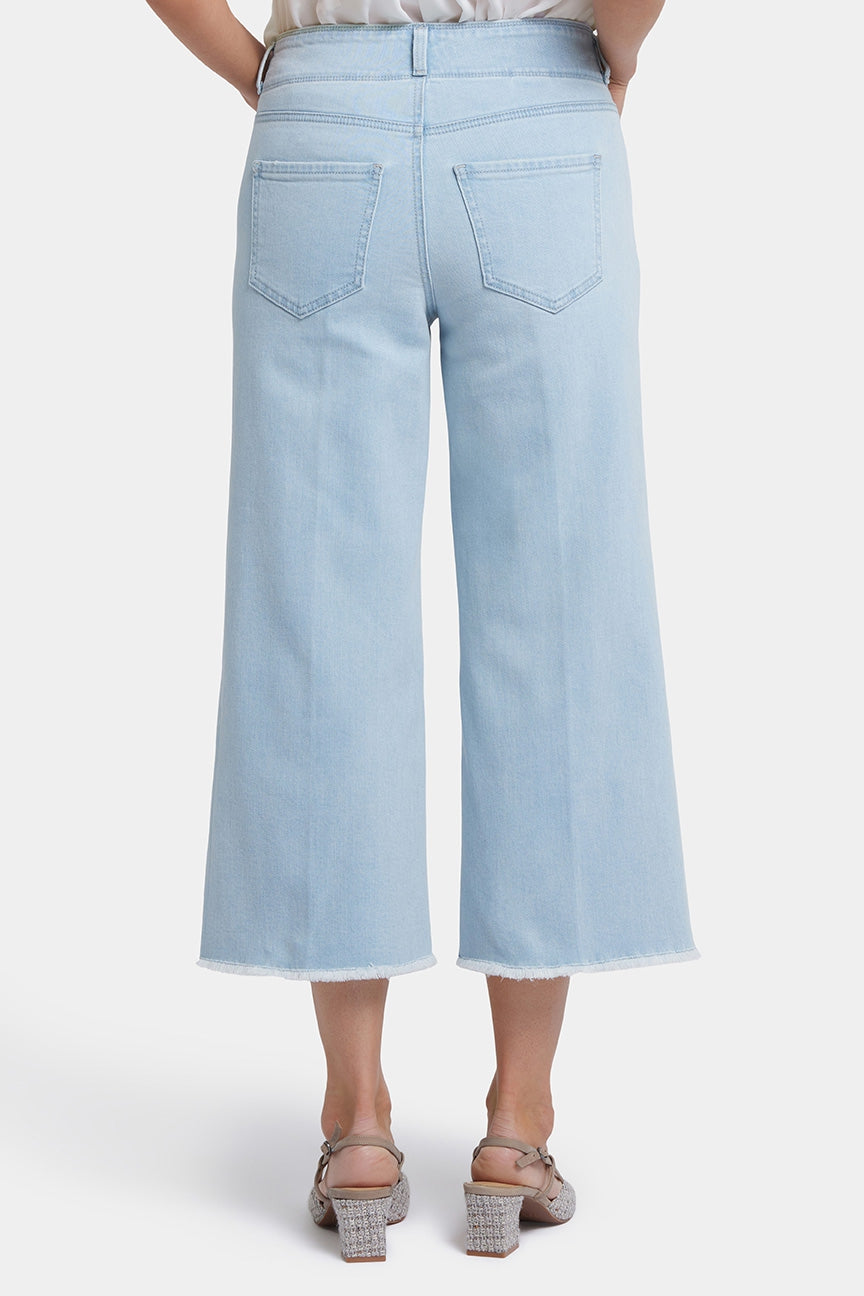 Brigitte Wide Leg Capri Jeans | Clear Water | Pants | NYDJ