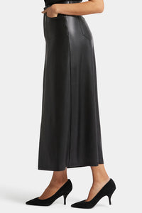 High Rise Long Skirt | Black | Skirt | NYDJ