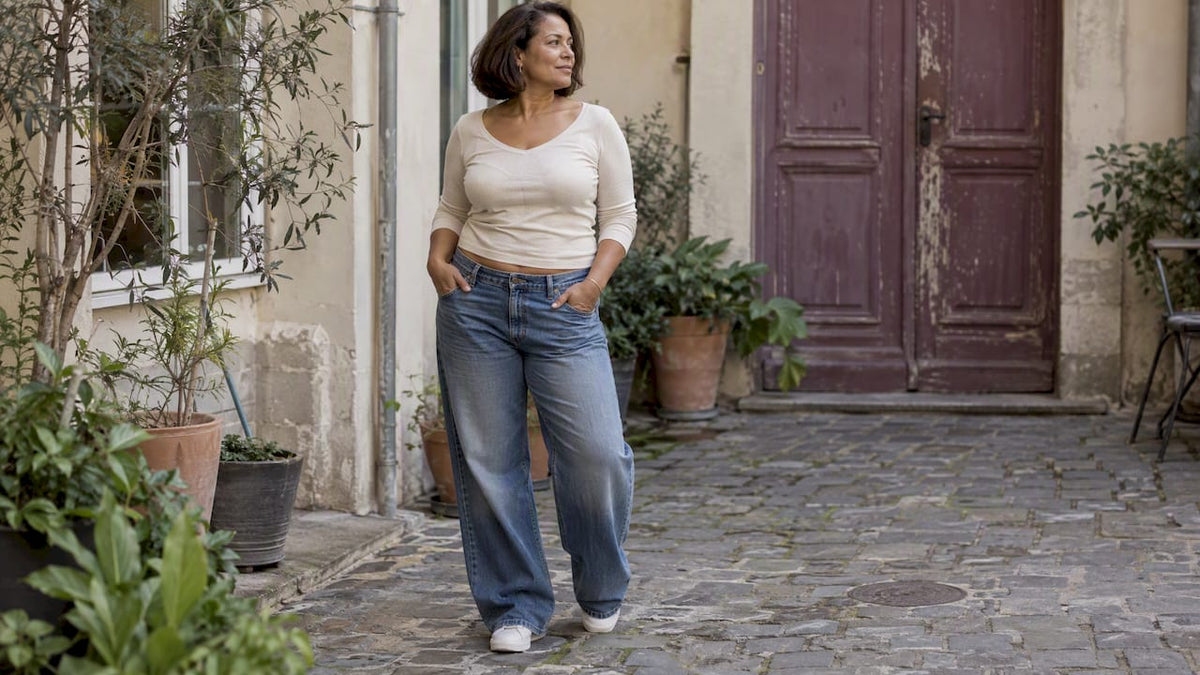 Low-rise jeans zijn terug: de trend van 2026 en hoe je hem draagt - NYDJ