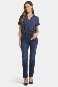 Sheri Slim Jeans Dark Blue Premium Denim | Basin | Denim | NYDJ