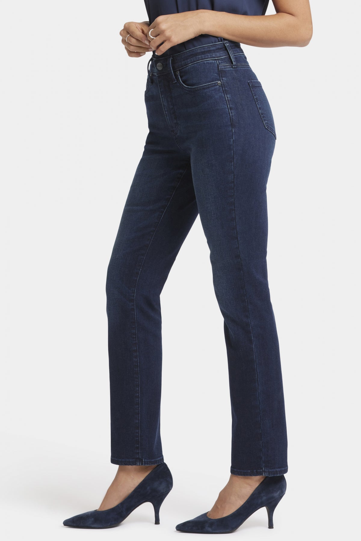 Sheri Slim Jeans Dark Blue Premium Denim | Basin | Denim | NYDJ