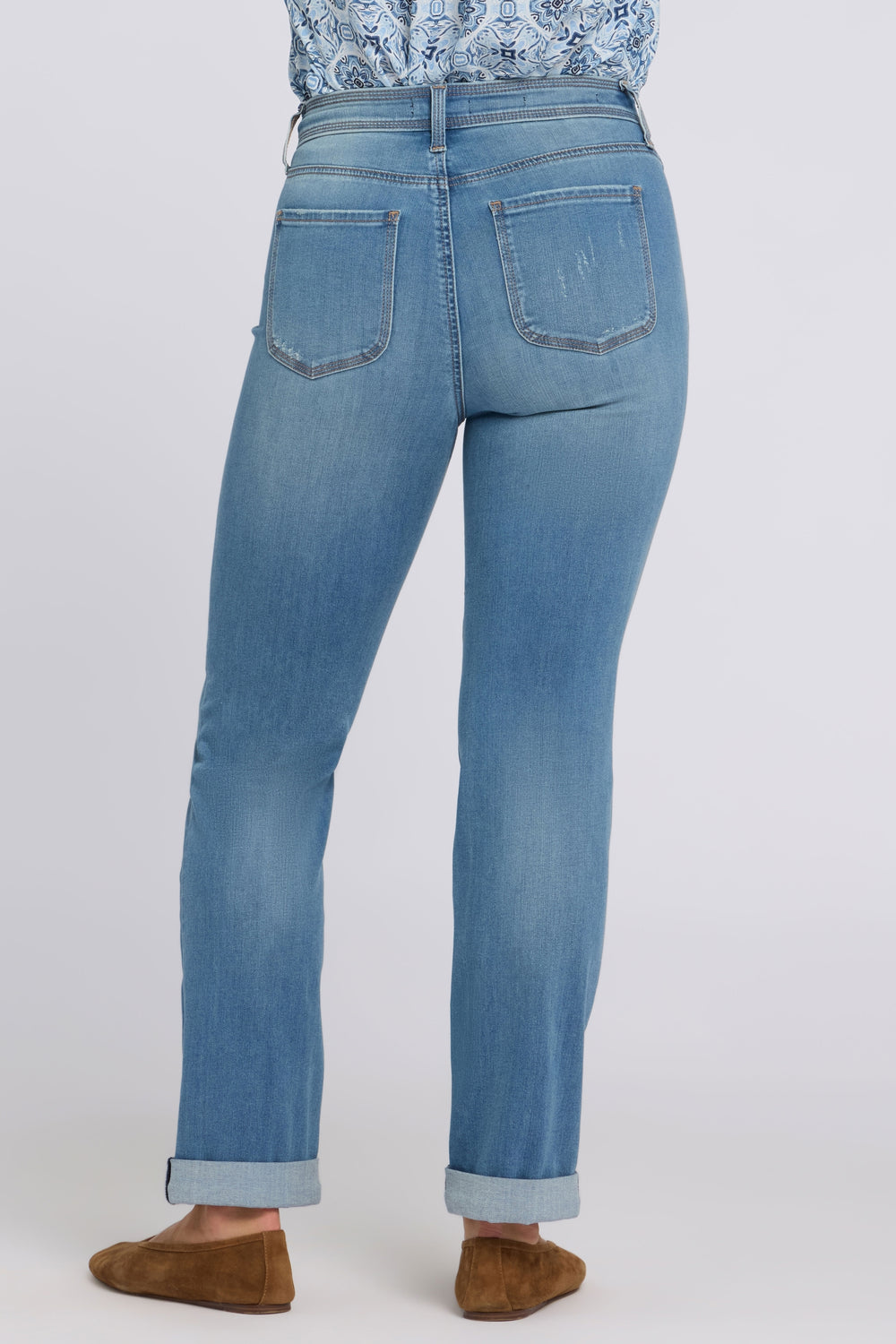 Marilyn Straight Jeans In Sure Stretch® Denim With High Rise | Port Sea | Denim | NYDJ