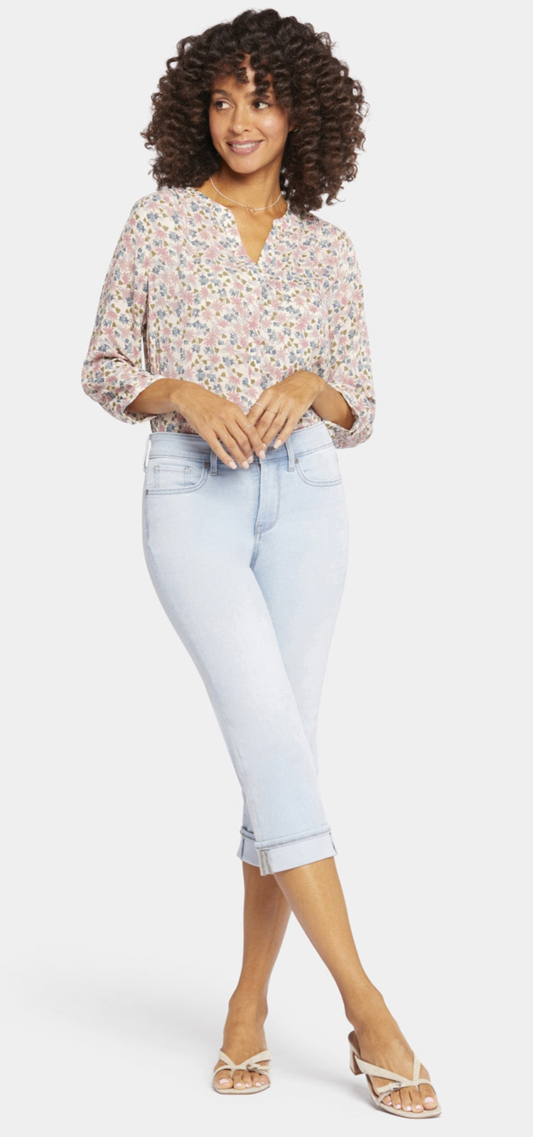 Marilyn Crop Cuff Jeans Cool Embrace® Denim | Brightside | Pants | NYDJ