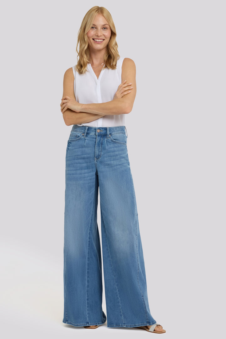 Nova Super Wide Leg Jeans In Cool Embrace® Denim | Vista Lake | Denim | NYDJ