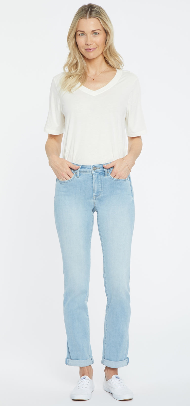 Sheri Slim Ankle Jeans Light Blue Premium Denim | Northstar | Pants | NYDJ