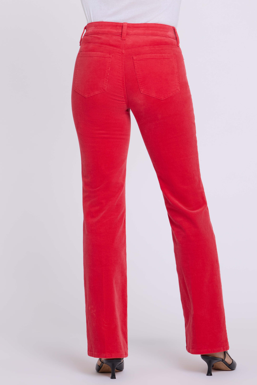 Brooklyn Bootcut Broek In Corduroy | Camellia