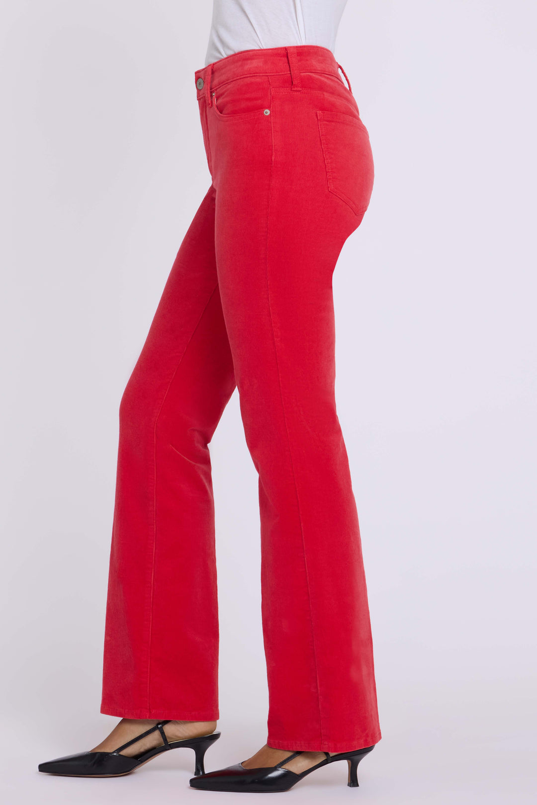 Brooklyn Bootcut Broek In Corduroy | Camellia