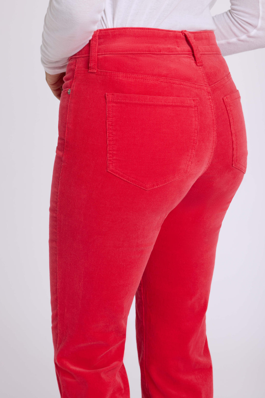 Brooklyn Bootcut Broek In Corduroy | Camellia