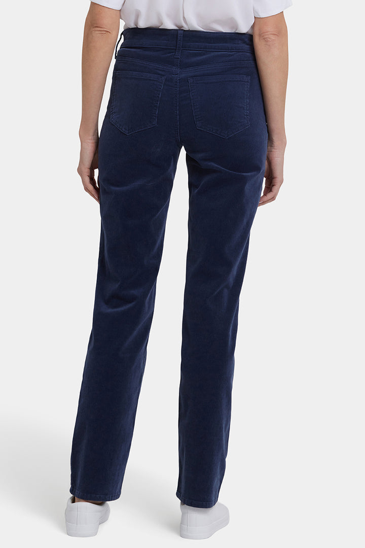 Marilyn Straight Corduroy Pants | Dark Night