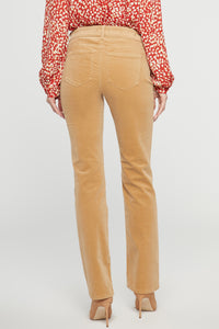 Marilyn Straight Corduroy Trouser Yellow | Crossroads | Pants | NYDJ