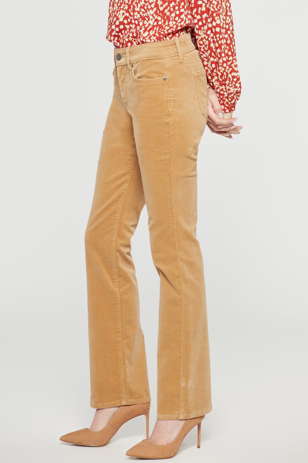 Marilyn Straight Corduroy Trouser Yellow | Crossroads | Pants | NYDJ