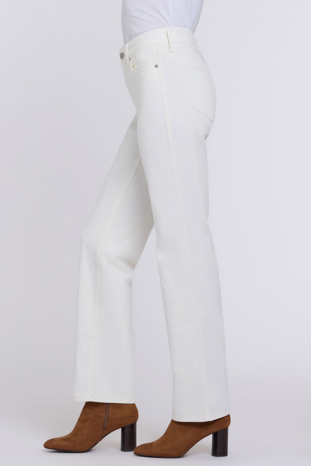 Marilyn Straight Pants In Stretch Corduroy | Vintage White