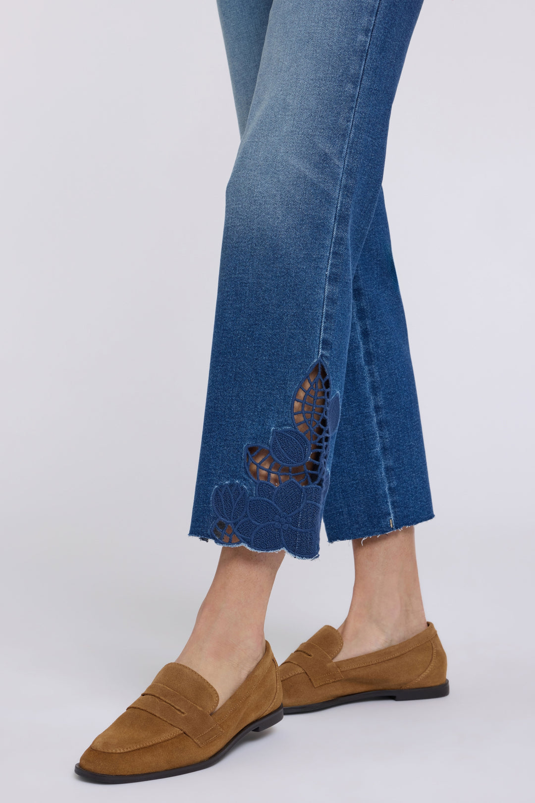 Marilyn Straight 7/8 Jeans | Anthurium