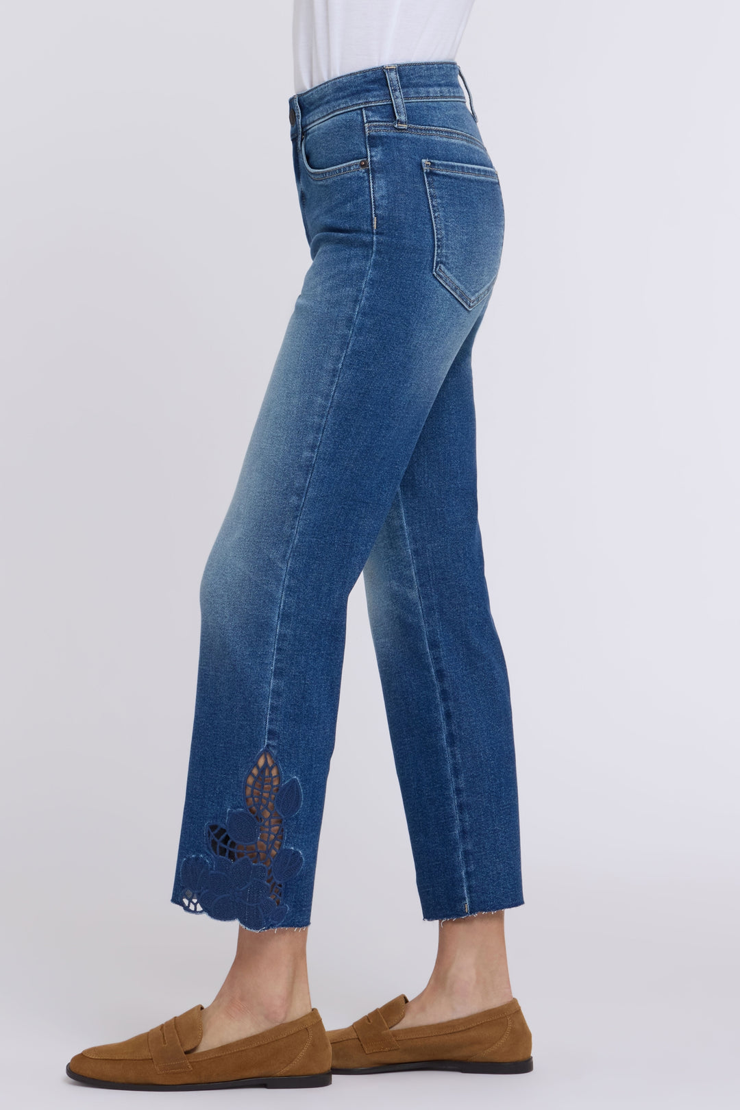 Marilyn Straight 7/8 Jeans | Anthurium