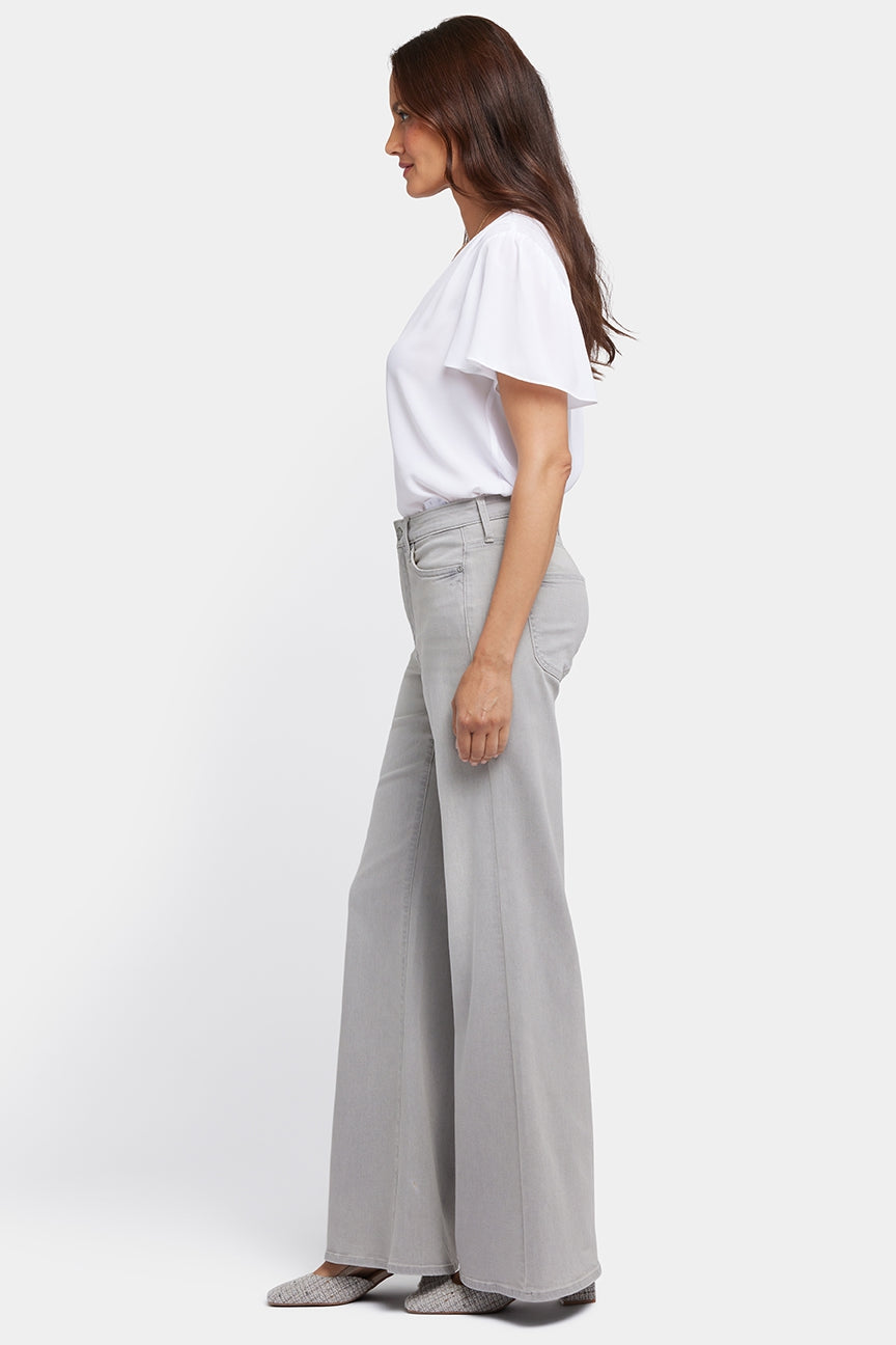 Mia Palazzo Jeans With High Rise | Grenada Mist | Pants | NYDJ