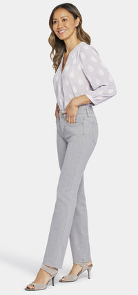 Marilyn Straight Jeans Light Grey Premium Denim | Charisma | Pants | NYDJ