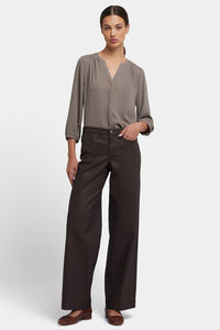 Teresa Wide Leg | Peppercorn Coated | Denim | NYDJ