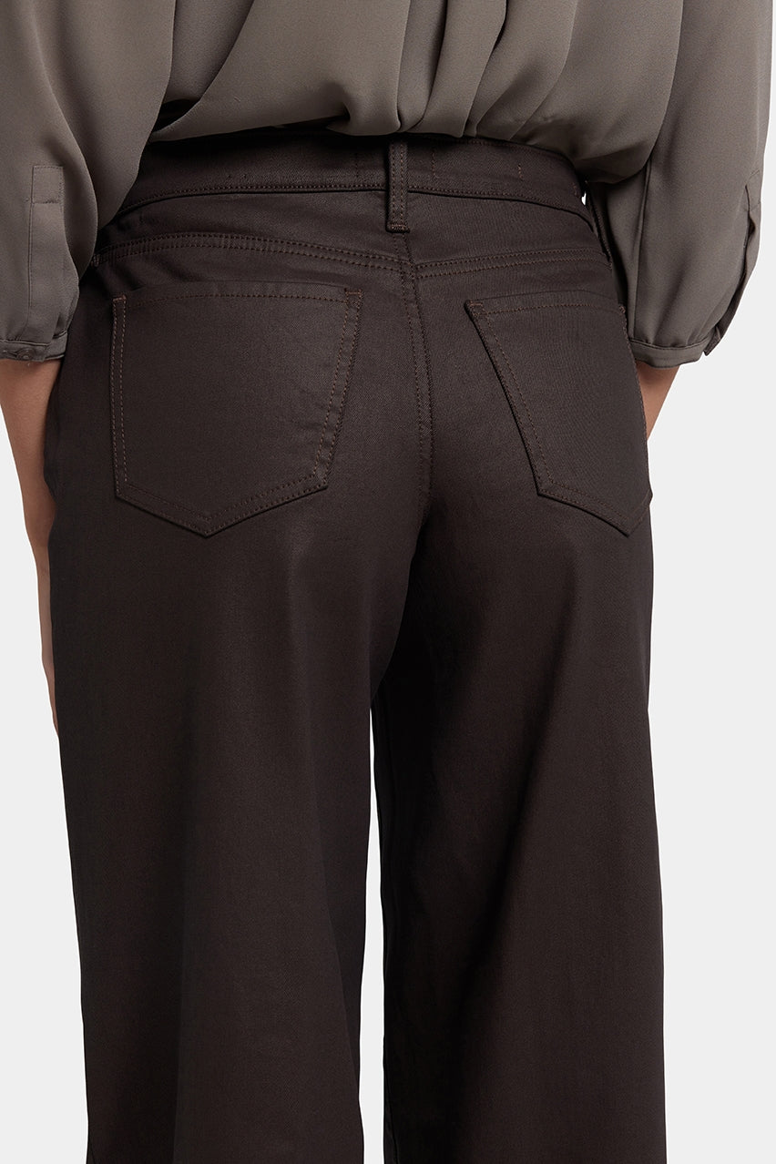Teresa Wide Leg | Peppercorn Coated | Denim | NYDJ