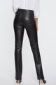 Marilyn Straight Sculpt-Her™ Trouser Black Faux Leather | Black | Pants | NYDJ