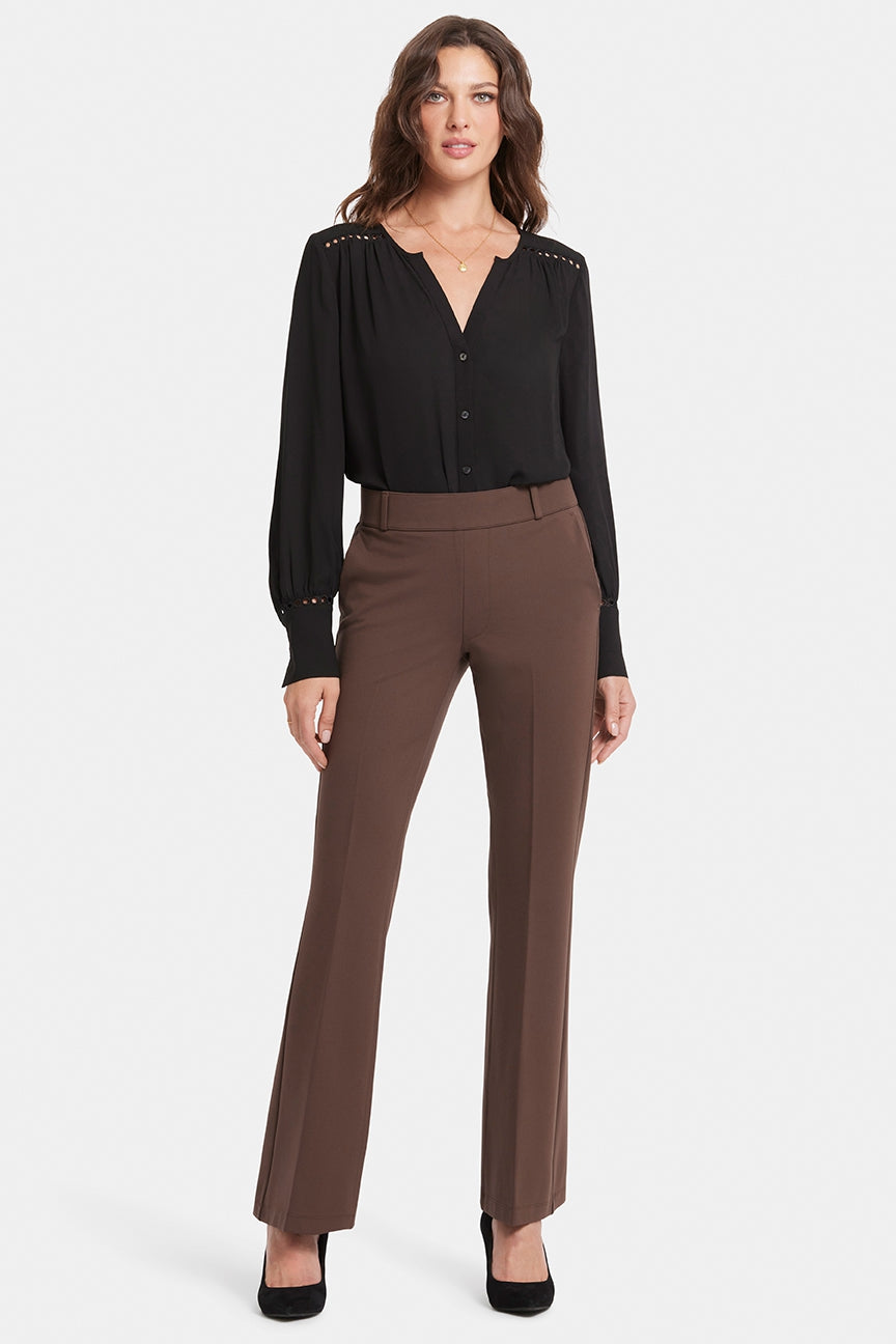 Flare Pull-On Sculpt-Her™ Trouser Brown | Coffee Bean | Pants | NYDJ