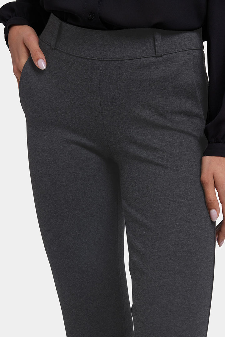 Flare Pull-On Sculpt-Her™ Broek | Charcoal Heather