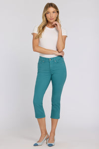 Chloe Capri Jeans In Cool Embrace® Denim | Harbor Blue | Denim | NYDJ