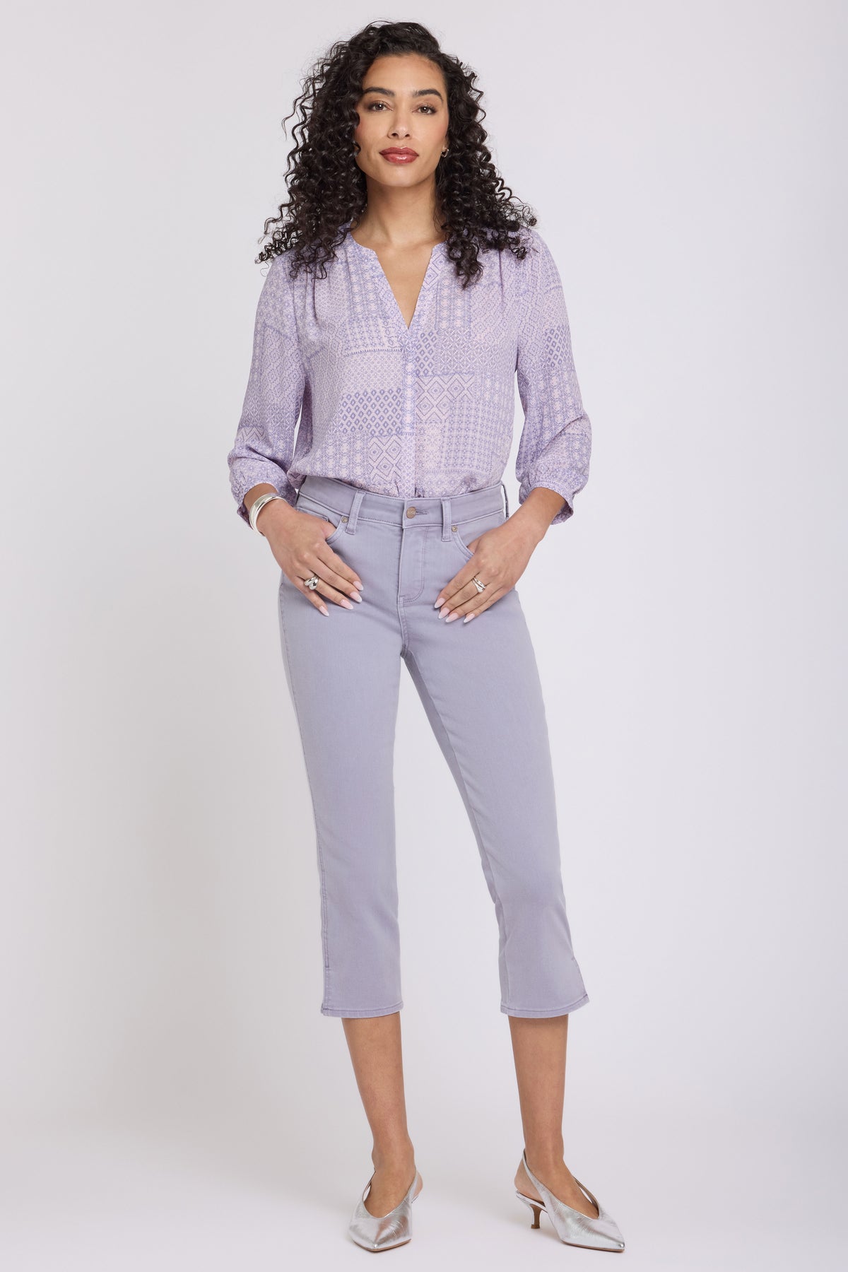 Chloe Capri Jeans In Cool Embrace® Denim | Vintage La Vender | Denim | NYDJ