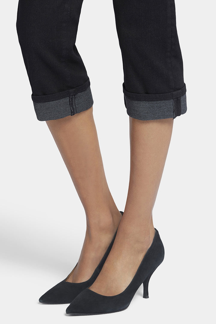 Marilyn Straight Crop Jeans in Cool Embrace® Denim | Black