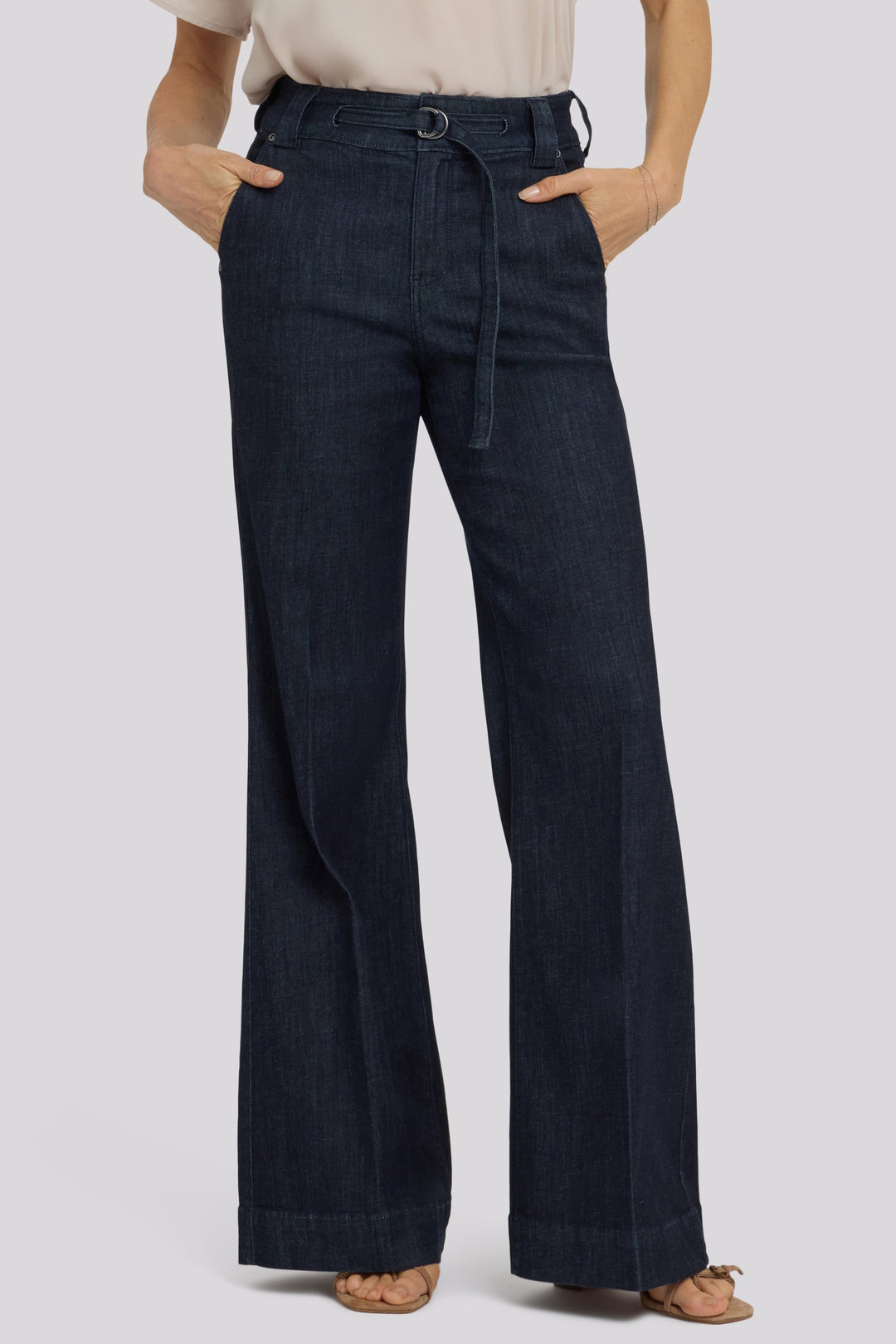Mia Palazzo Jeans With High Rise | Rinse | Denim | NYDJ