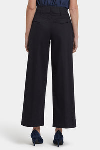 HR Mona Wide Leg Trouser | Black | Pants | NYDJ