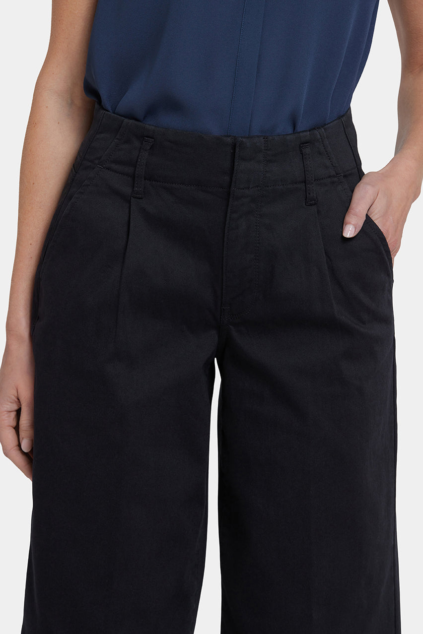 HR Mona Wide Leg Trouser | Black | Pants | NYDJ