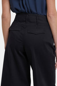 HR Mona Wide Leg Trouser | Black | Pants | NYDJ