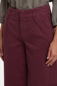 HR Mona Wide Leg Trouser | Sienna Red | Pants | NYDJ