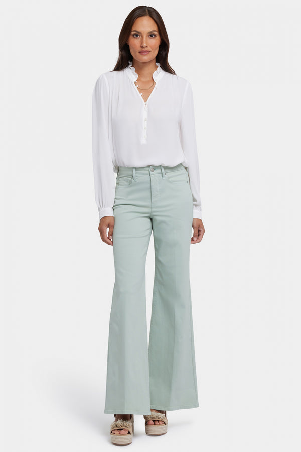 Mia Palazzo Jeans In Petite With High Rise | Tomatillo | Pants | NYDJ